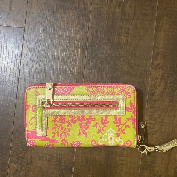 Spartina Retreat Elephant print wristlet - Picture 4 of 10